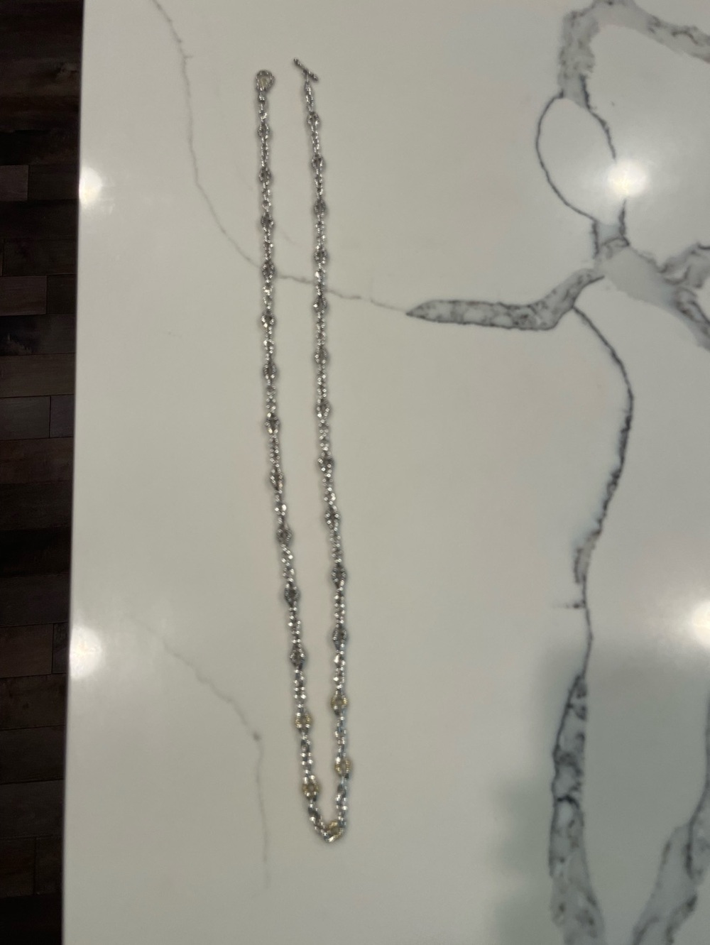 Scott kay sterling silver and 18kt gold accents.